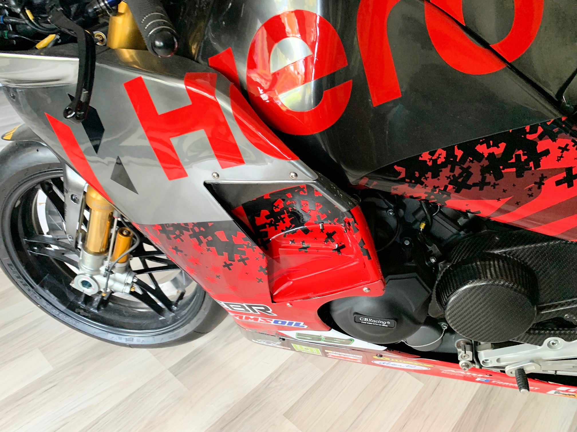 EBR 1190 RX Air Ducts, WSBK style (pair) - 2