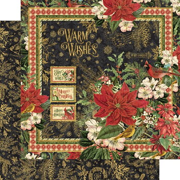 Graphic45 - Warm Wishes - Collection pack 12x12" inkl stickersark