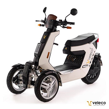 Elmoped Sagitta Litiumjonbatteri vit