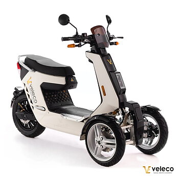 Elmoped Sagitta Litiumjonbatteri vit