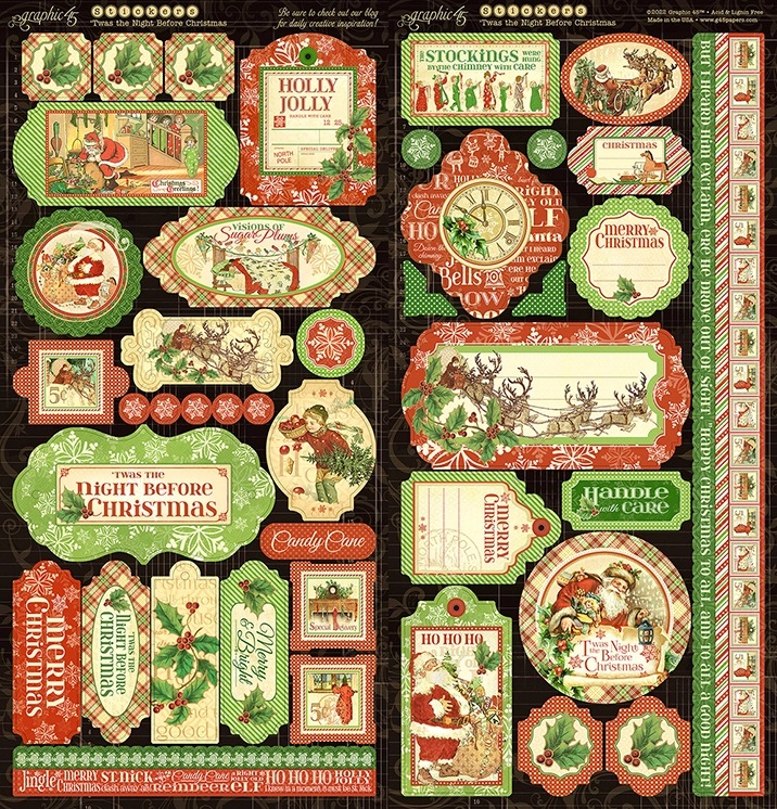 Graphic45 - Deluxe Collector´s Edition Pack - Twas the night before christmas 12x12 - 11