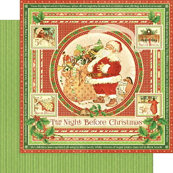 Graphic45 - Deluxe Collector´s Edition Pack - Twas the night before christmas 12x12