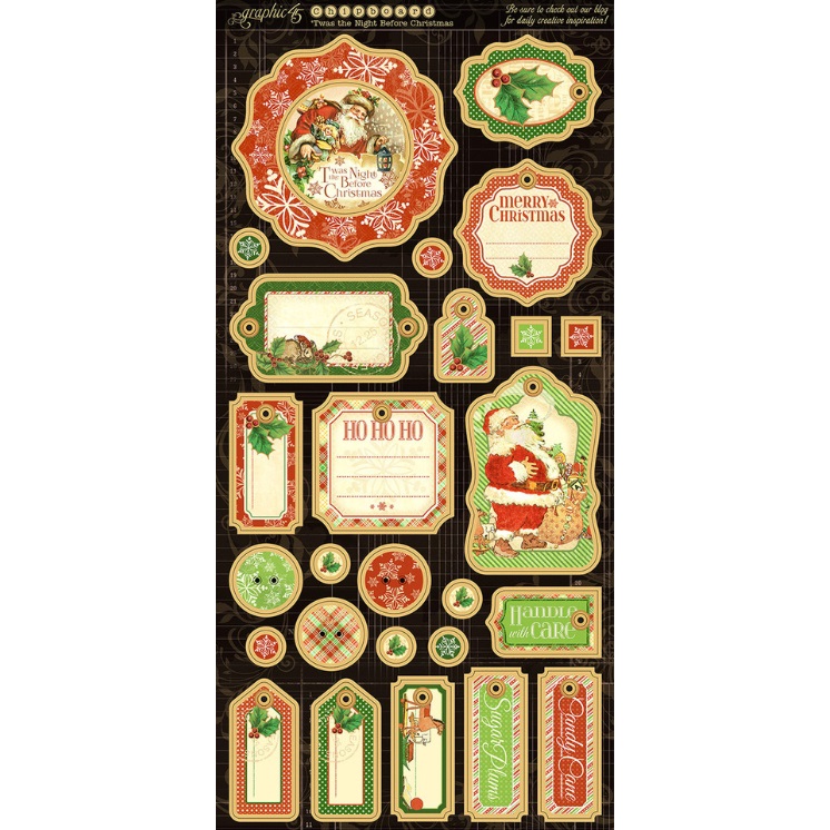 Graphic45 - Deluxe Collector´s Edition Pack - Twas the night before christmas 12x12 - 10