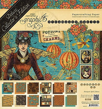 Graphic45 - Steampunk Spells - Block 8x8"