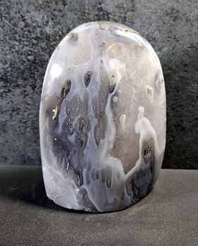 Ametist Kluster / Kristaller , Freeform - Stenskulptur