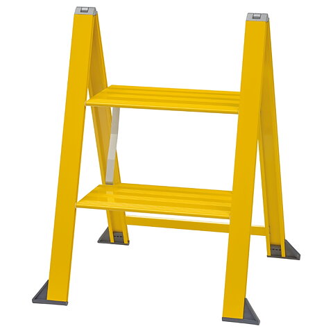 Vikingstep Step stool midi 2-step, Yellow