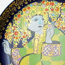 Björn Wiinblad (Aladin 1979) Colorful Wall Plaque #4 with Tale Motif 16 cm <with Box>  [Sample Images]