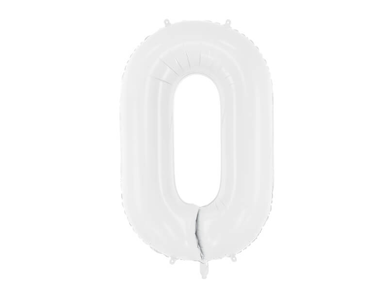 Sifferballong Vit 86 cm 0-9 - 11