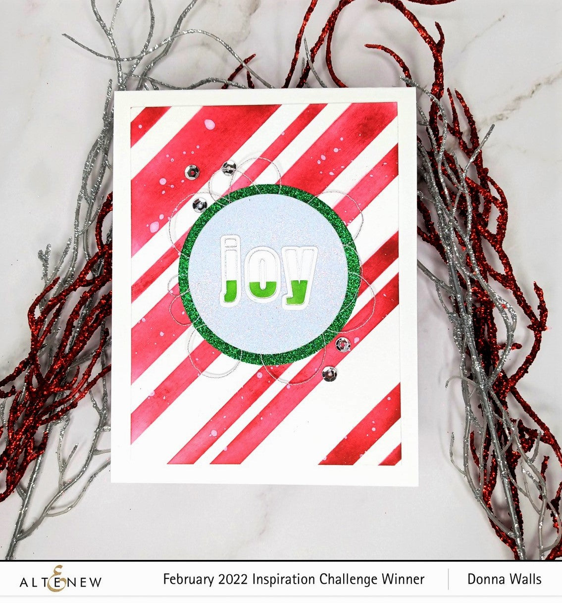 ALTENEW-Holiday Greetings Hot Foil Plate Set - 10