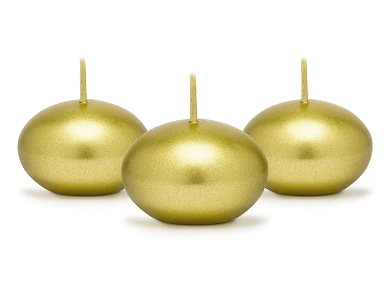 Flytande ljus, metallic guld