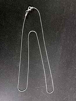 "Orm" Kedja i Sterling Silver  -1,2 mm - 45cm