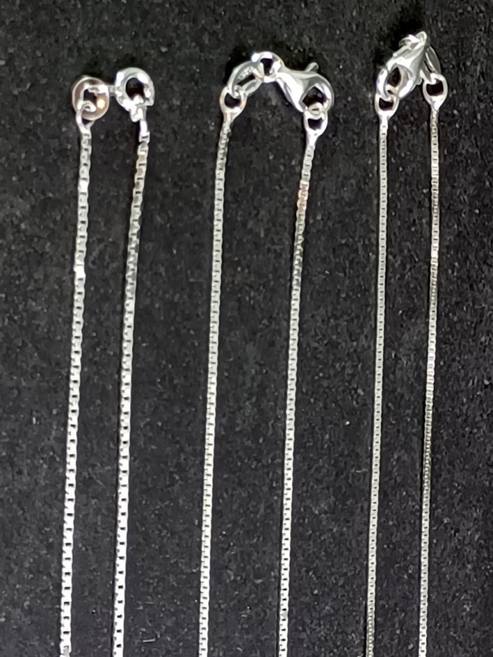 " Box " Kedja i Sterling Silver  - 1.5mm - 2
