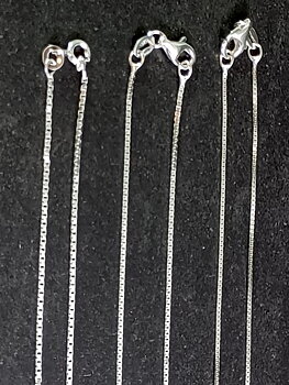 " Box " Kedja i Sterling Silver  - 1.5mm