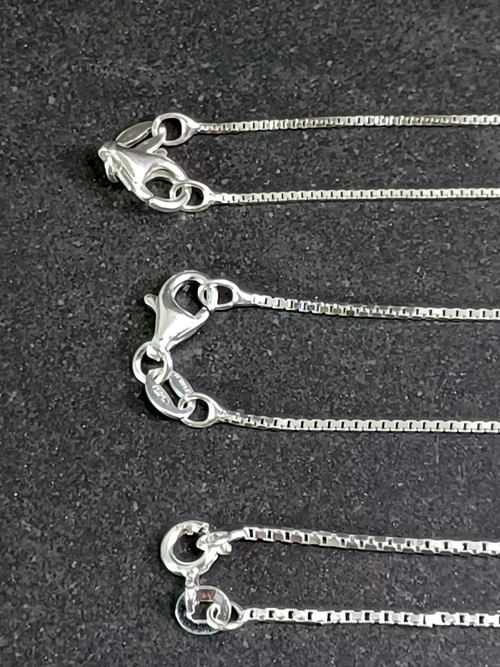 " Box " Kedja i Sterling Silver  - 1.5mm - 3