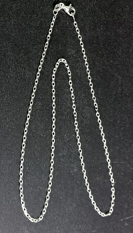 "Oval Kabel" Kedja i Sterling Silver -2 mm - 45cm