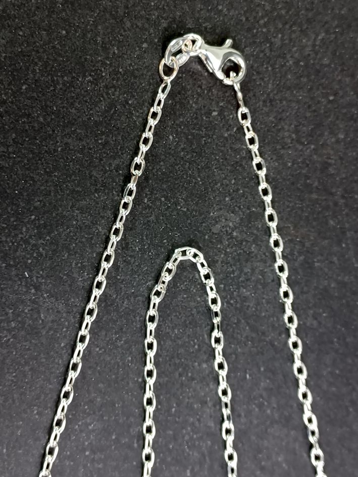 "Oval Kabel" Kedja i Sterling Silver -2 mm - 45cm - 2