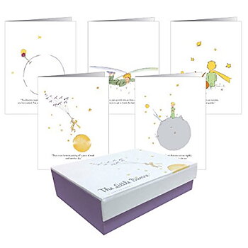 The Little Prince : 20 Notecards and Envelopes - Ask med 20 dubbla kort och kuvert
