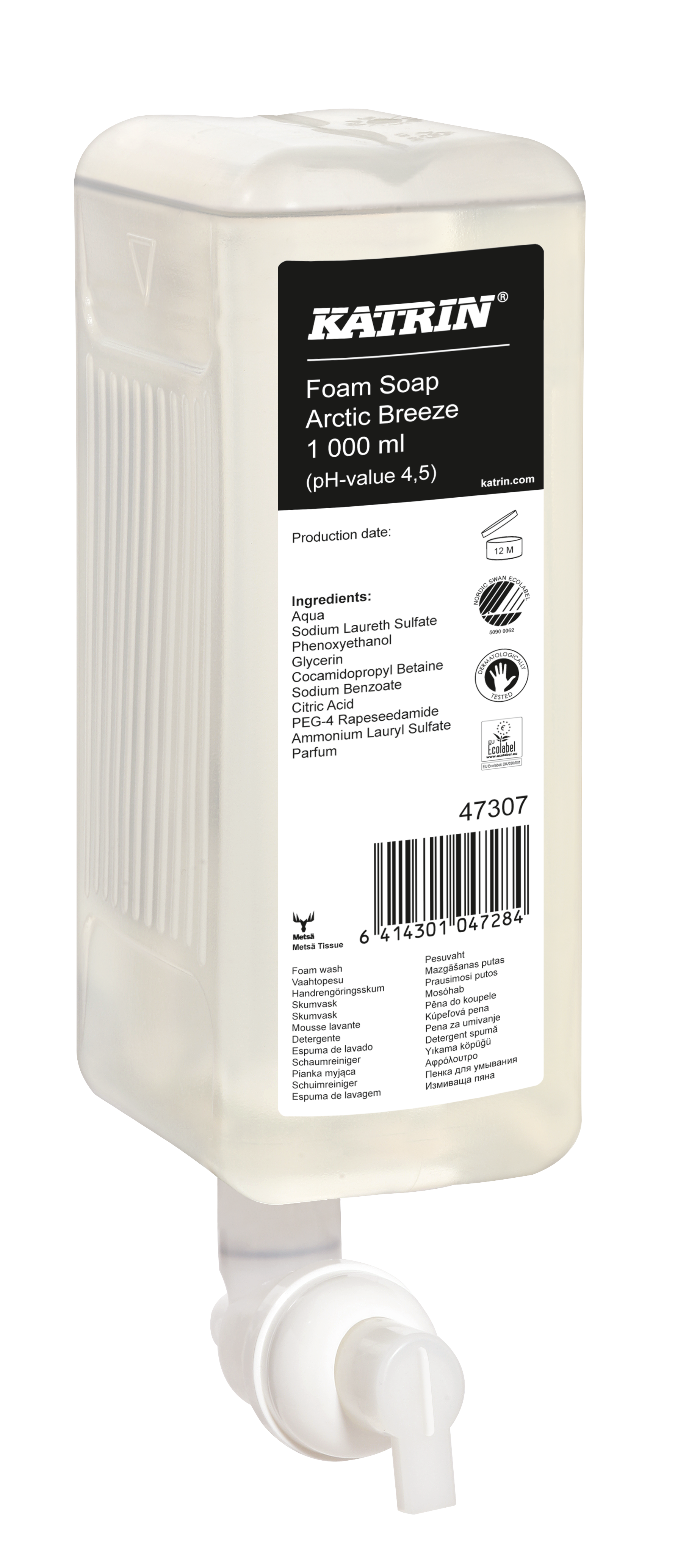 Katrin Skumtvål 1000 ml, Arctic Breeze