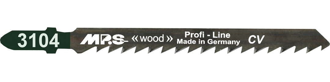 Jigsaw blade 3104 (5 blades) 100mm Crome Vanadium