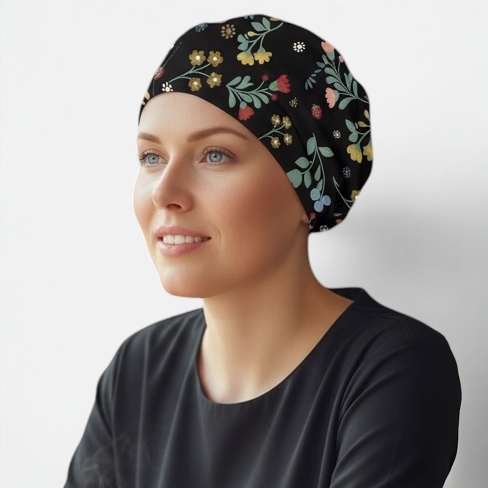 Bea blom, mössa vid håravfall