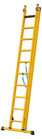 Utskjutsstege glasfiber 2-delad, WFG-D4 2x10pinnar 4,49m