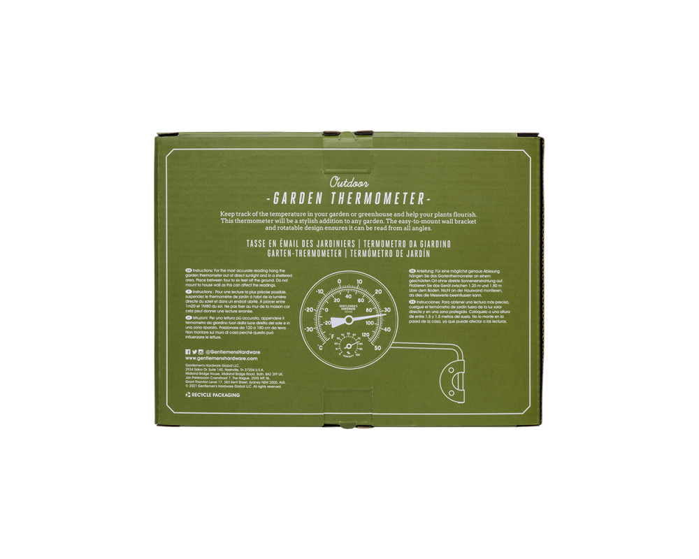 Termometer med Hygrometer 18x14 cm - 3