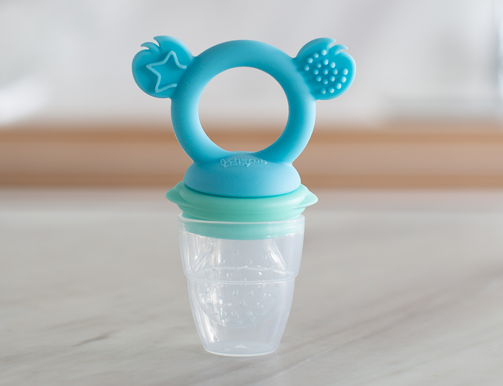 Cherub Baby Fresh Food Feeder Aqua/Mint - 4