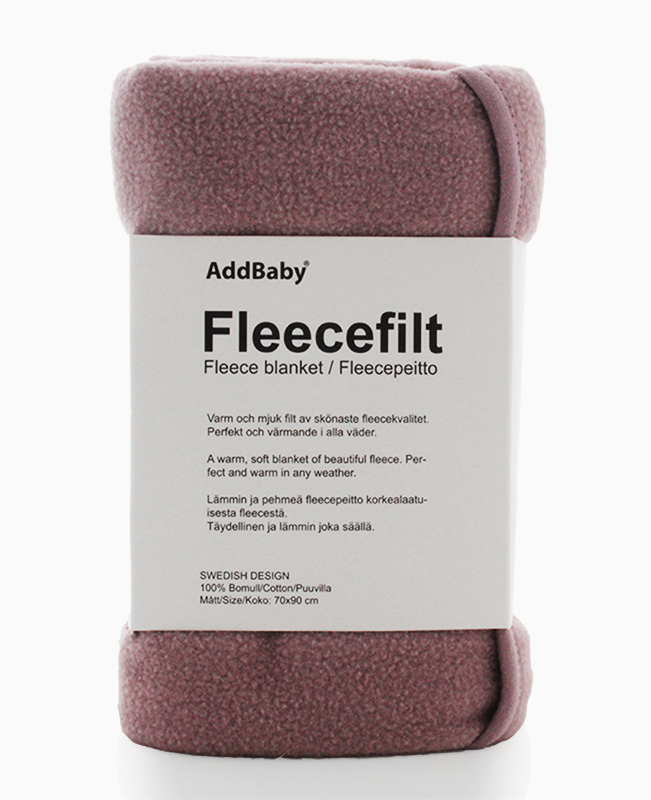 Fleecefilt AddBaby® Rosa 1p