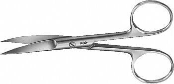 KIRURGISK SAX BÖJD SK/SK 115MM 