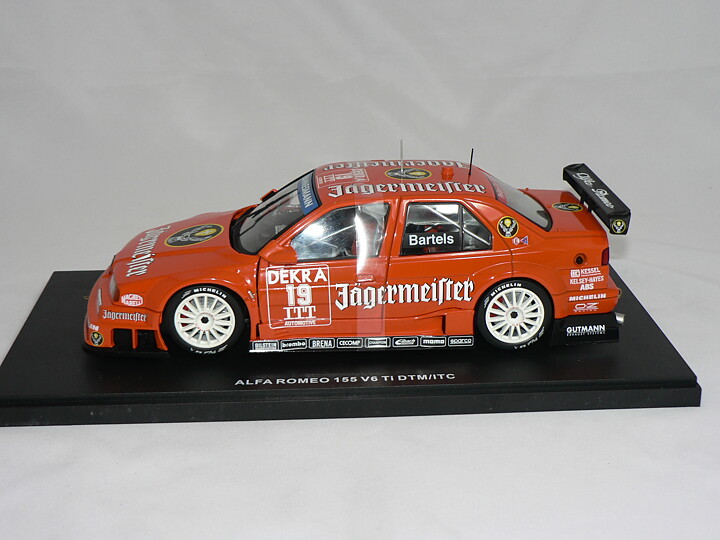 Alfa Romeo  155 V6  Ti  DTM 1995  Bartels  Jägermeister  1:18  Werk 83