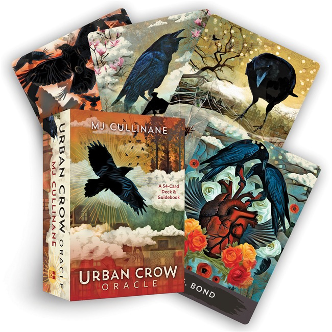 Urban Crow Oracle: A 54-Card Deck and Guidebook Cards – MJ Cullinane 