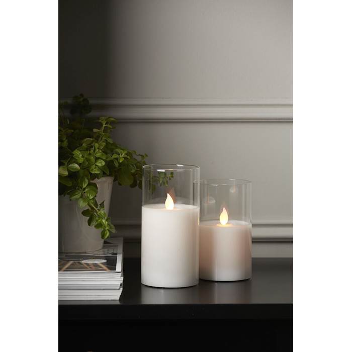 Blockljus LED Vit M - 4
