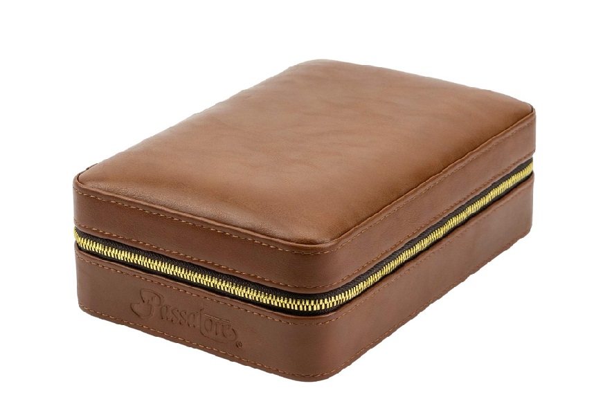 Passatore Resehumidor för 5 cigarrer - Brun