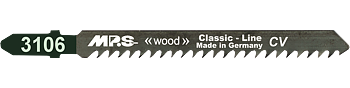Jigsaw blade 3106 (5 blades) 100mm Crome Vanadium