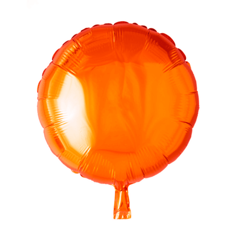 Folieballong Rund 45 cm Orange 