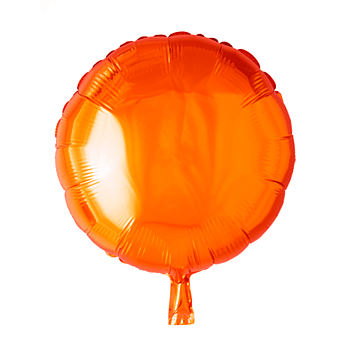 Folieballong Rund 45 cm Orange 