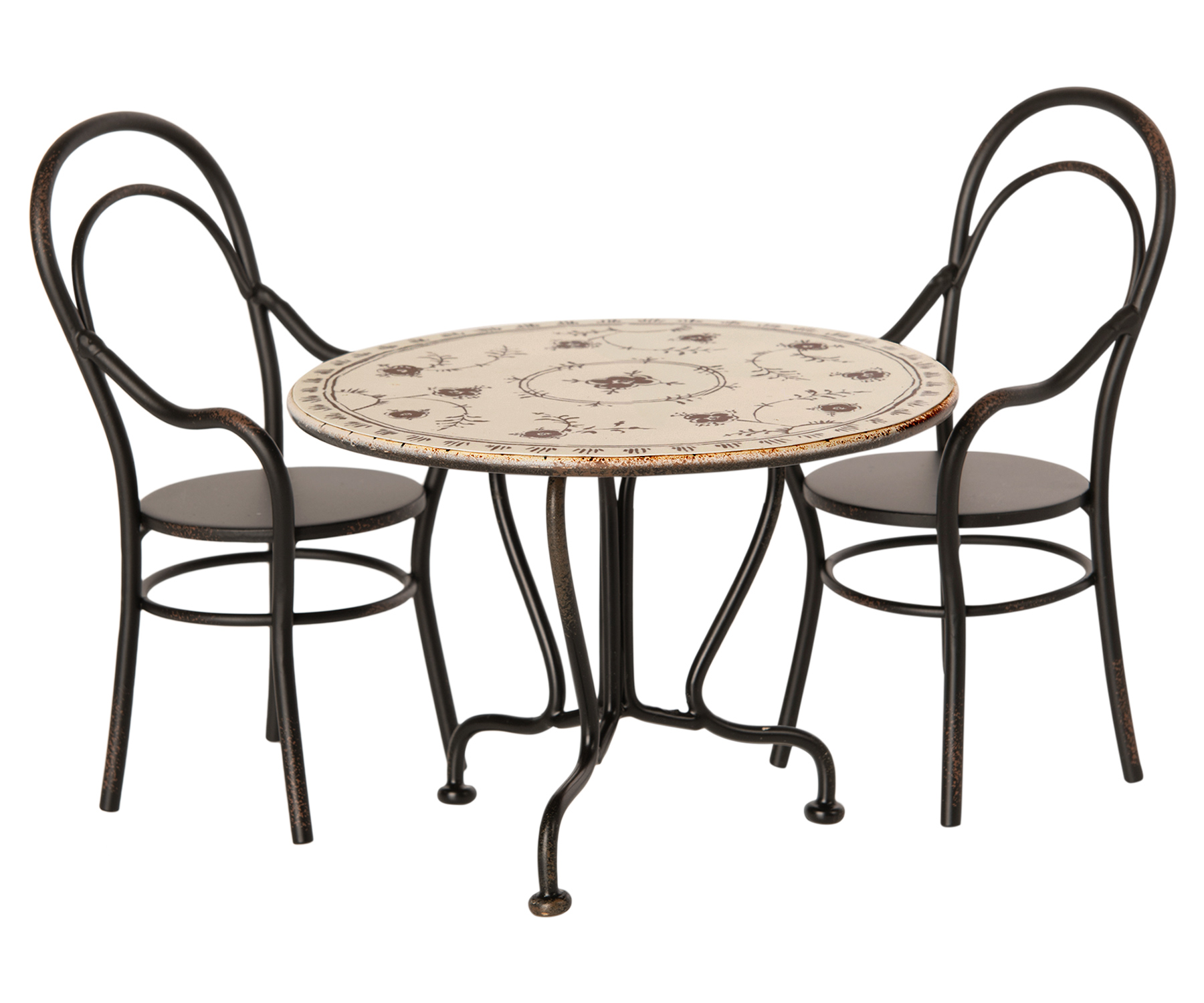 Dining table & two chairs