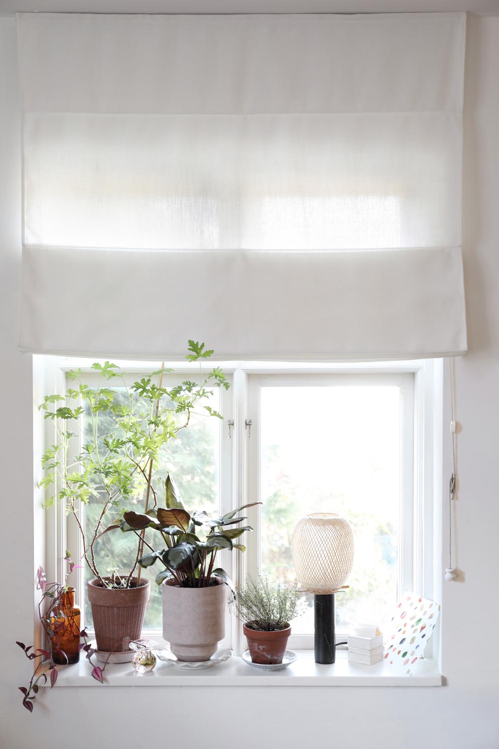 Hissgardin 150 cm Studio Vit 220 cm hög