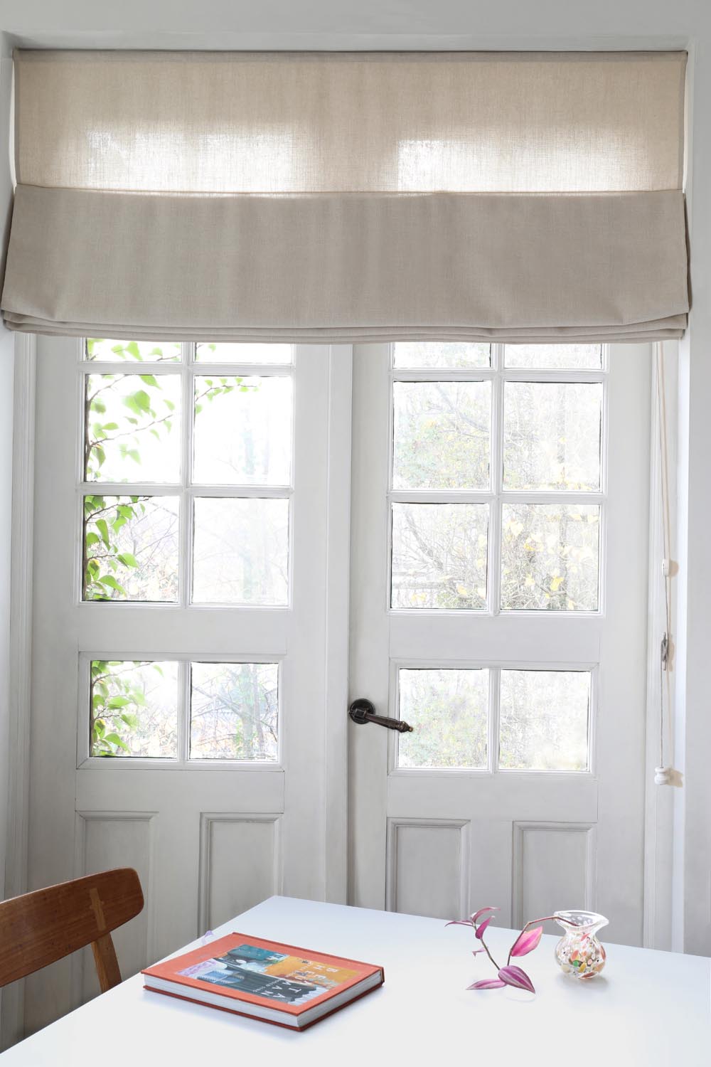 Hissgardin 160 cm Studio Natur 220 cm hög - 2