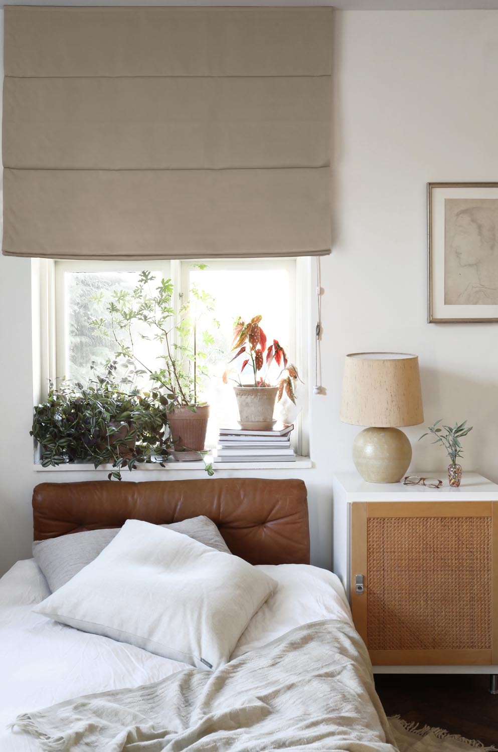 Hissgardin 150 cm Hotell mörkläggande Sandnatur 220 cm hög