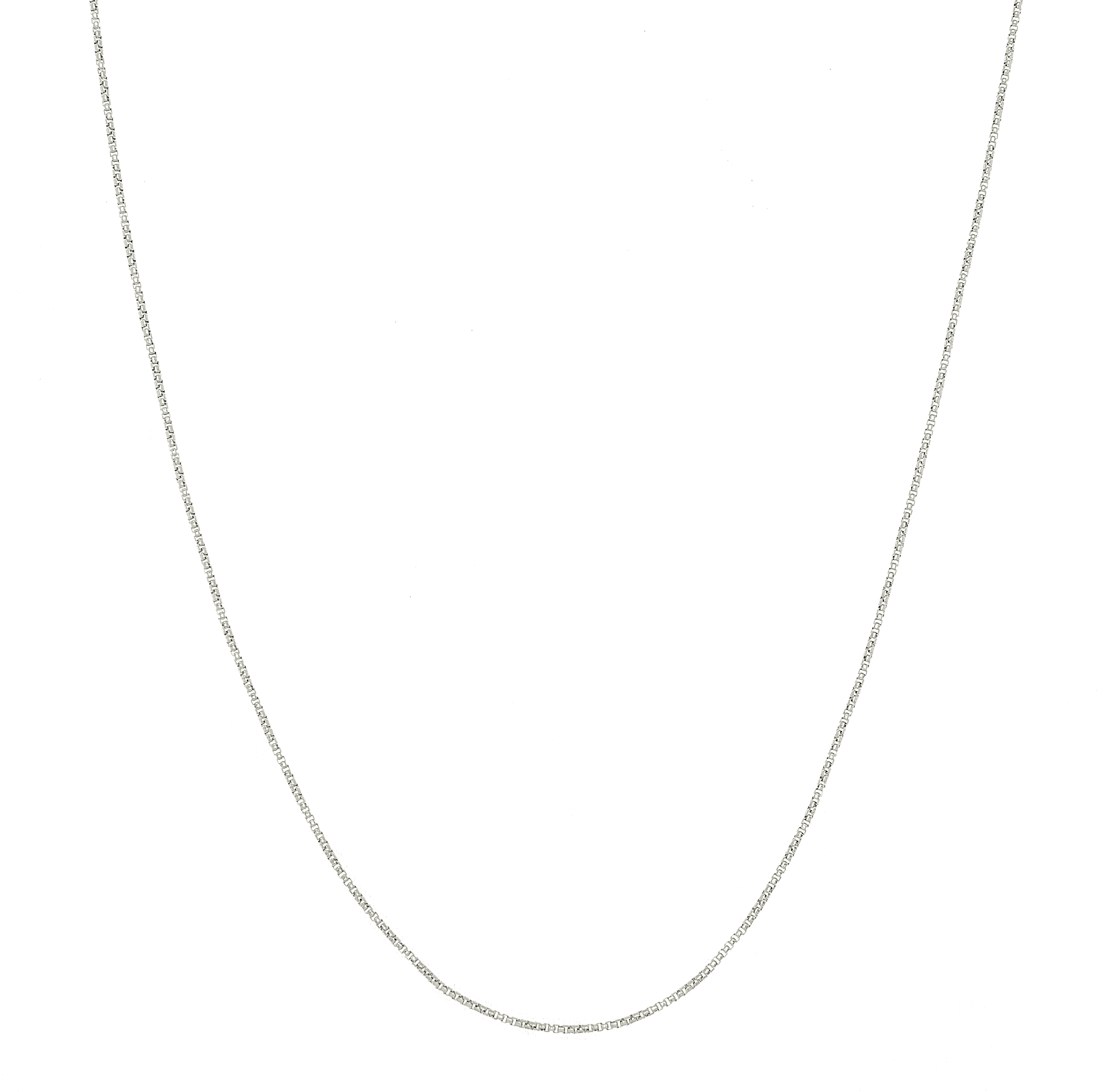 Letters neck 55-60 cm silver