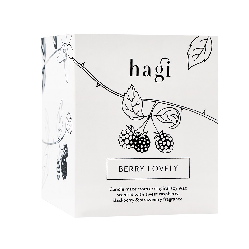Hagi Soy Wax Candle Berry Lovely 230g - 2