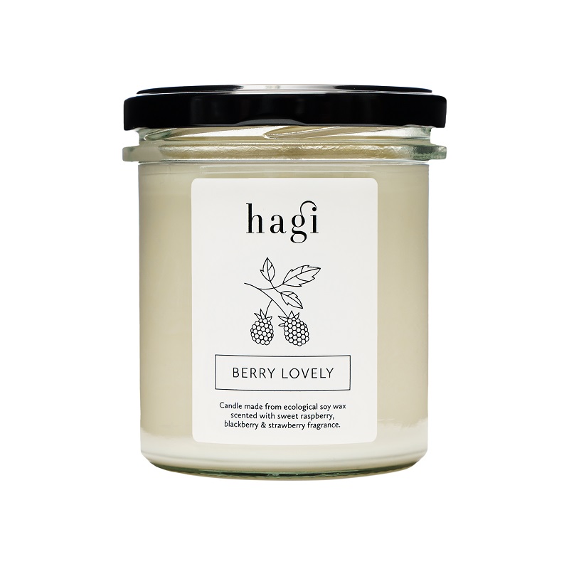 Hagi Soy Wax Candle Berry Lovely 230g