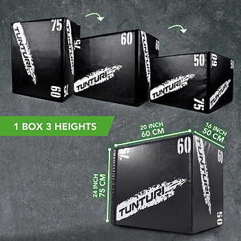 Plyometric Box Soft Tunturi 50x60x75 cm