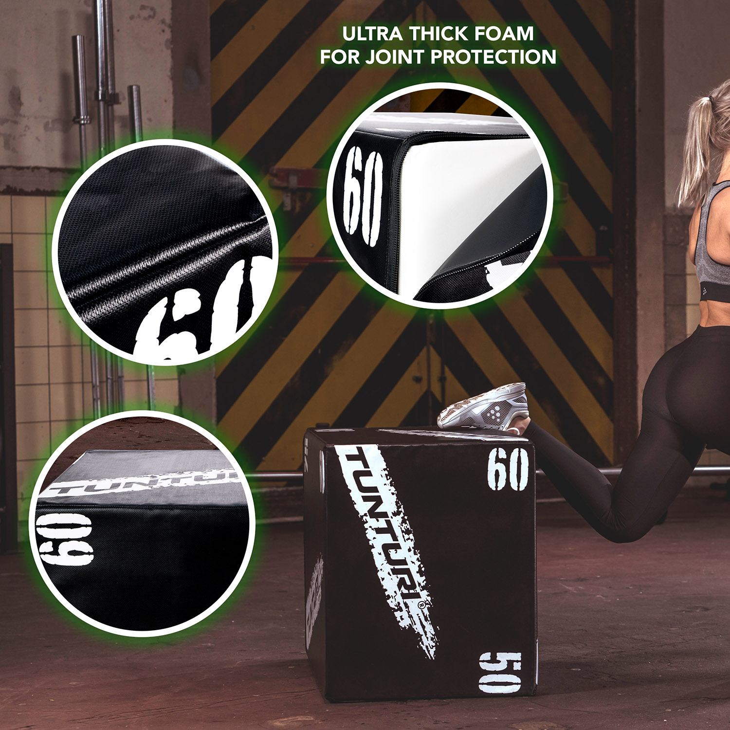 Plyometric Box Soft Tunturi 50x60x75 cm - 4