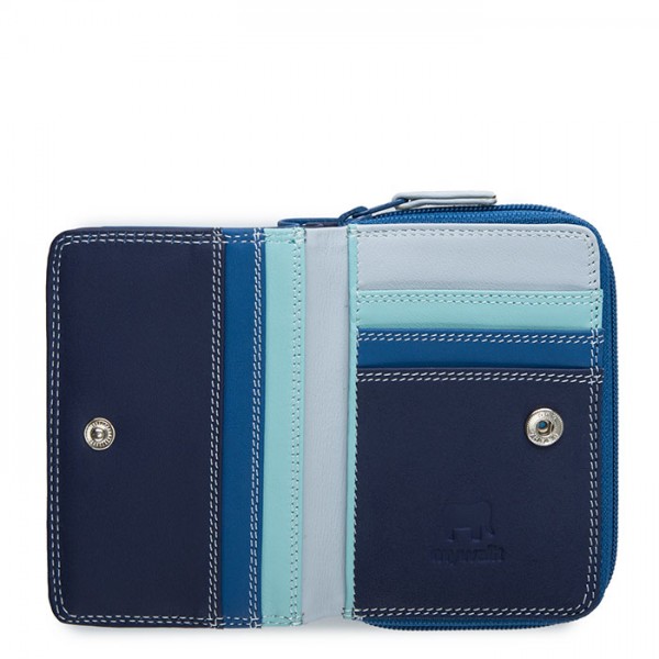 Mywalit-zip around purse- Denim