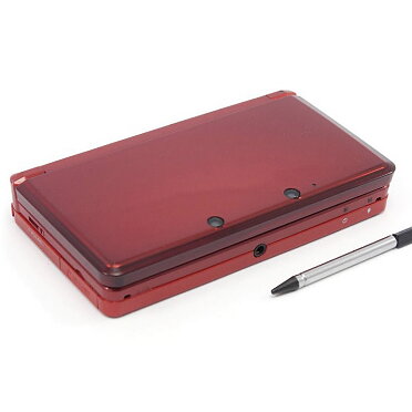 3DS Konsol - Metallic Red - Normalt skick