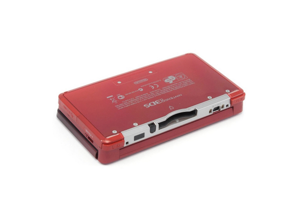 3DS Konsol - Metallic Red - Normalt skick - 2
