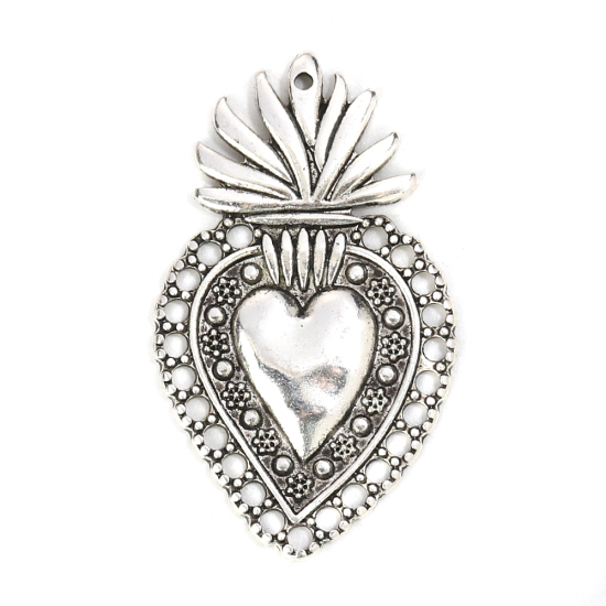 Berlock - Hjärta,  Silver 41mm