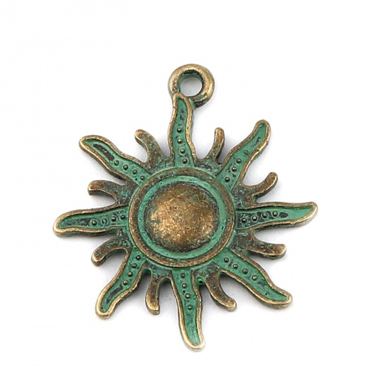 Charm,  Sun bronze patina